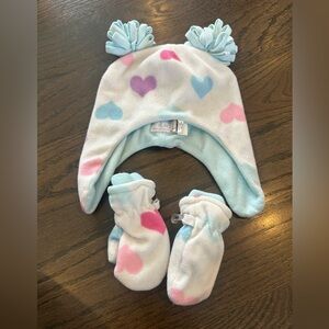 Toddler Hat & Mittens Set